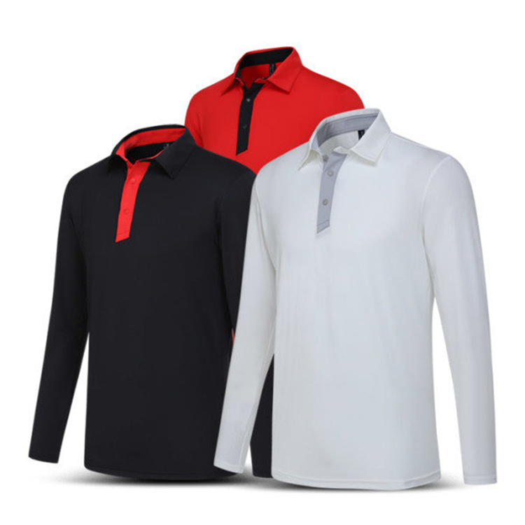 韩国直邮master bear高尔夫长袖t恤男士 简约时尚GOLF球衣春PC813