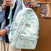 儿童书包女孩小学生2025新款 大容量背包初高中多层轻便旅行双肩包