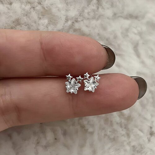 REDO小清新星星耳钉女小巧精致ins风耳环气质少女感银色金色耳饰
