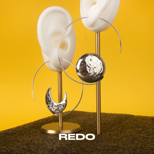 REDO小众设计师款日月不对称耳环