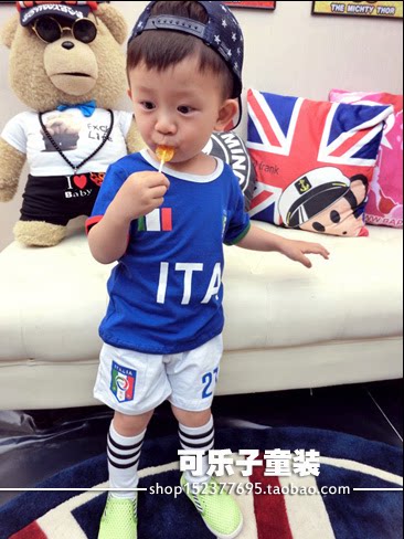 儿童足球服小孩夏季运动服两件套梅西男女小童宝宝短袖运动服套装|msdalam kategori sukan/Yoga/kecergasan/bekalan peminat, bola sepak, Soccer Jersey - dari Buy2taobao.com untuk memberikan perkhidmatan ejen Taobao profesional membeli