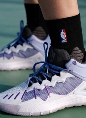 Adidas阿迪达斯D Rose Son of Chi缓震透气运动紫色篮球鞋 GX2933