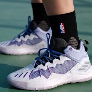 Chi缓震透气运动紫色篮球鞋 Adidas阿迪达斯D Son GX2933 Rose