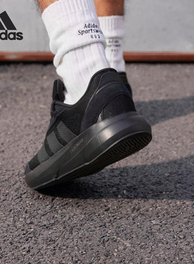 官方正品Adidas/阿迪达斯2025新款男士训练耐磨运动跑步鞋JH9319