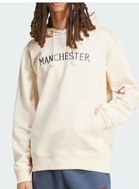 官方正品Adidas/阿迪达斯MUFC SZN HD男士简约休闲户外卫衣IT4175