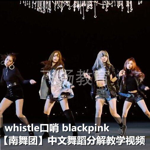 whistle口哨 blackpink kpop舞蹈分解教学 韩舞教学 中文 南舞团