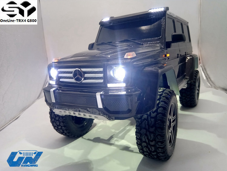ONELINE TRAXXAS TRX4 메르세데스 벤츠 G500 TRX6 G63 BIG G 오리지널 쉘 램프 세트 스톤 시트