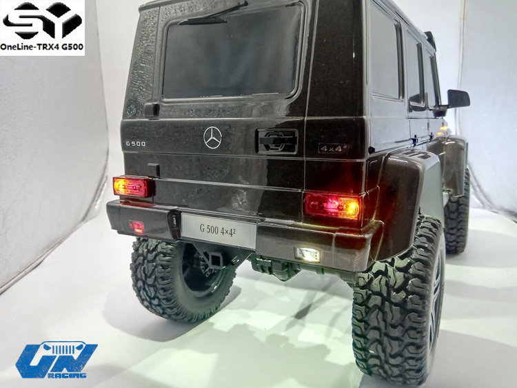 ONELINE TRAXXAS TRX4 메르세데스 벤츠 G500 TRX6 G63 BIG G 오리지널 쉘 램프 세트 스톤 시트