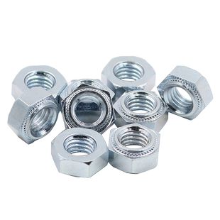 镀锌/不锈钢BOBS六角压铆螺母压铆件六方压板压花螺母M3M4M5M6M8