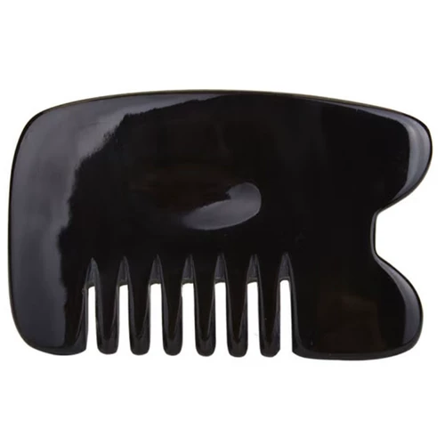 Чжан Сюкин Голографический черный коровье, рог, натуральный коровье, натуральная головка доски с круглыми краями и универсальным телом