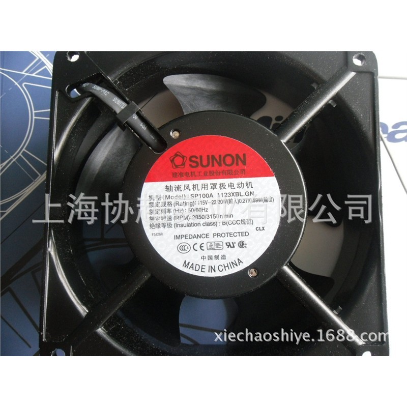 全新风机SP100A 1123XBL.GN   12038  AC110V散热风扇