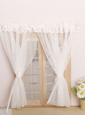 里左拉微缩模型窗帘ob11娃娃屋diy家纺1:12分袖珍过家家dollhouse