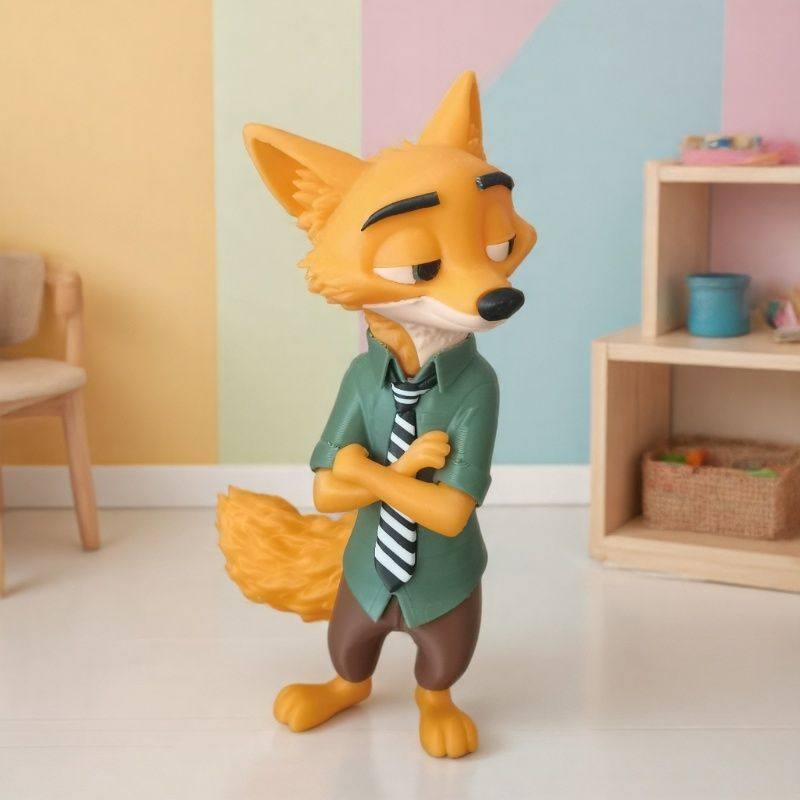 疯狂动物城尼克狐尼克手办