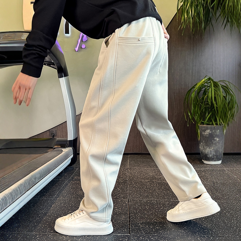 高端直筒卫裤男款秋冬2025新款