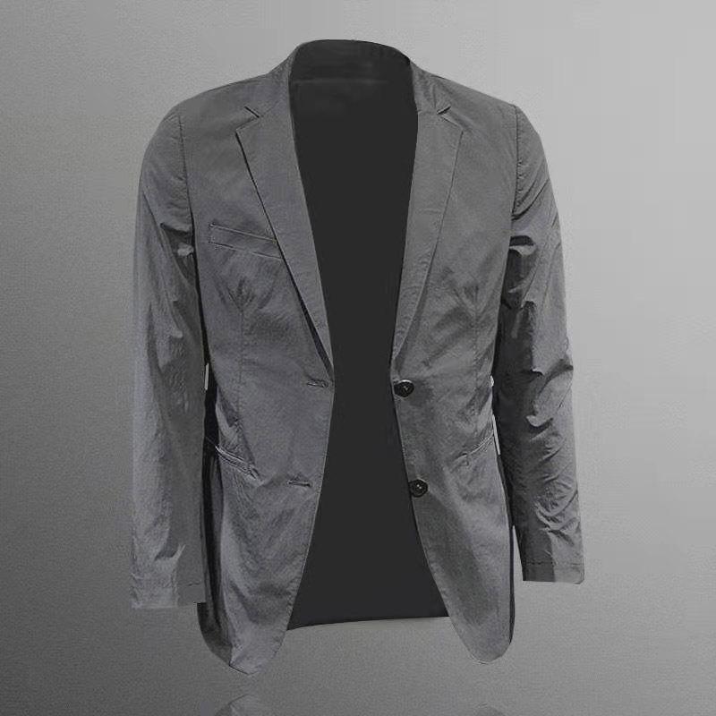 高端商务黑色西服外套男款春秋