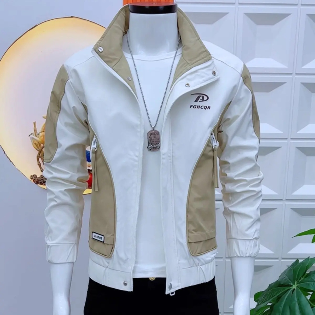 高端立领夹克外套男春秋2025新款