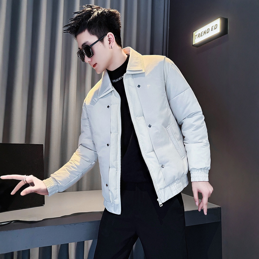 高端羽绒棉服男加厚冬季保暖外套