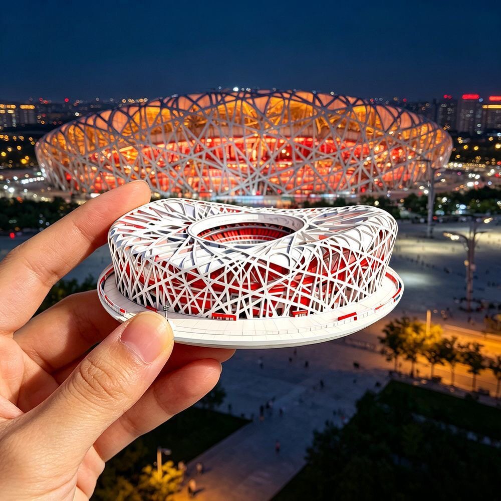 体育场树脂浮雕冰箱贴建筑世界名著文创旅游纪念品