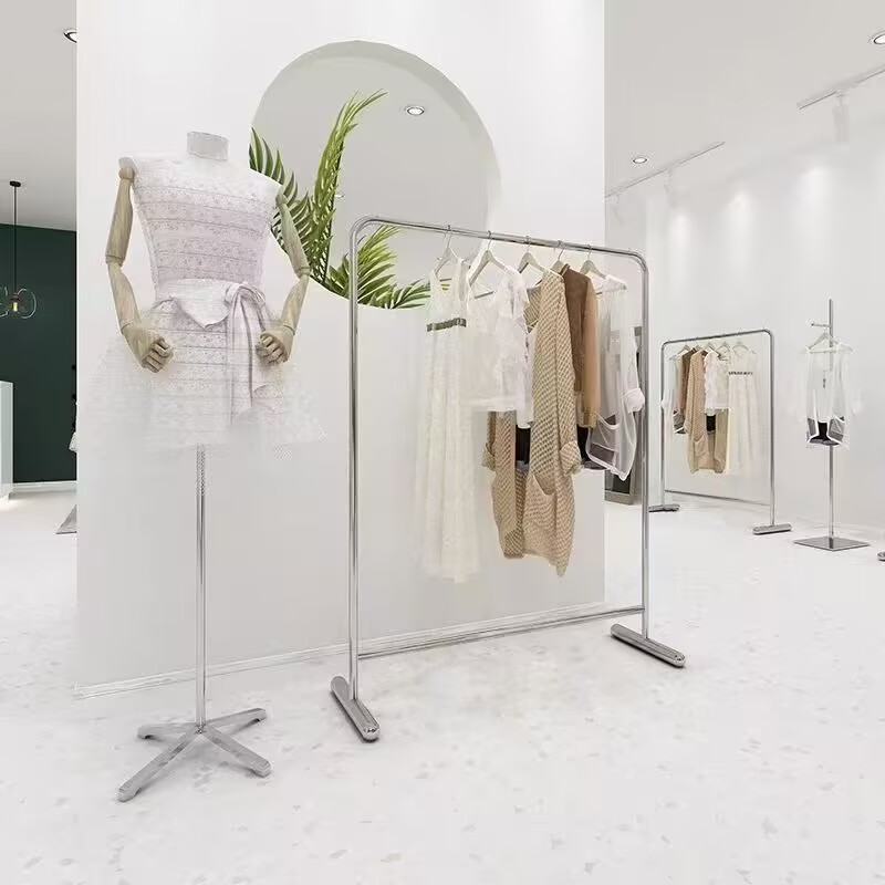 不锈钢落地挂衣架厂家直销