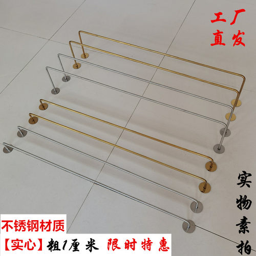 内衣展示架不锈钢实心正挂侧挂好