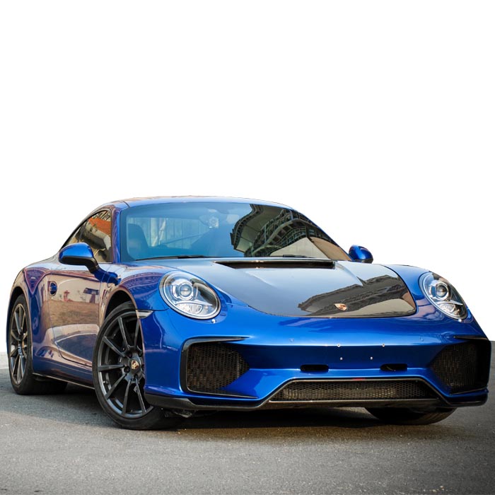 保时捷卡雷拉911（991.1）改装cmst宽体大包围 碳纤维小套件