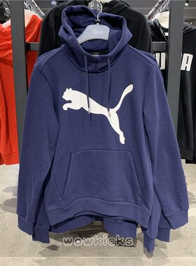 puma正品彪马秋冬加绒运动卫衣