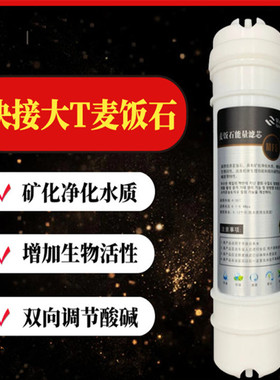 美式10寸快接麦饭石滤芯净水器纯水机麦板石接头过滤芯纯净饮水器
