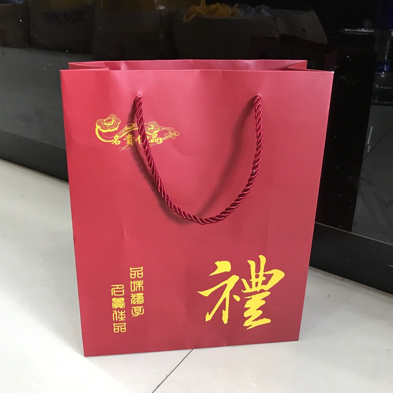 厂家定做手提纸袋 服装购物袋 首饰包装带现货 饰品礼品纸袋
