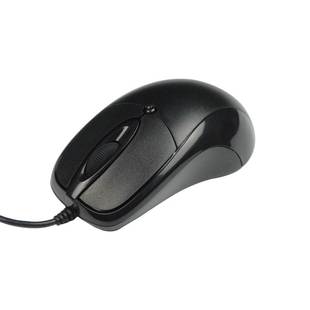 机电脑笔记本商务办公网吧送鼠标垫 有线鼠标黑色台式 300C 力胜OP