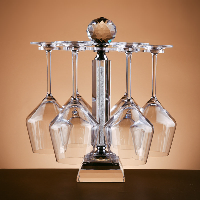 水晶玻璃红酒杯葡萄酒旋转醒酒器杯架套装轻奢家用高脚杯酒具,餐饮具,葡萄酒/红酒杯,淘宝优惠券,粉丝福利购,淘宝优惠卷