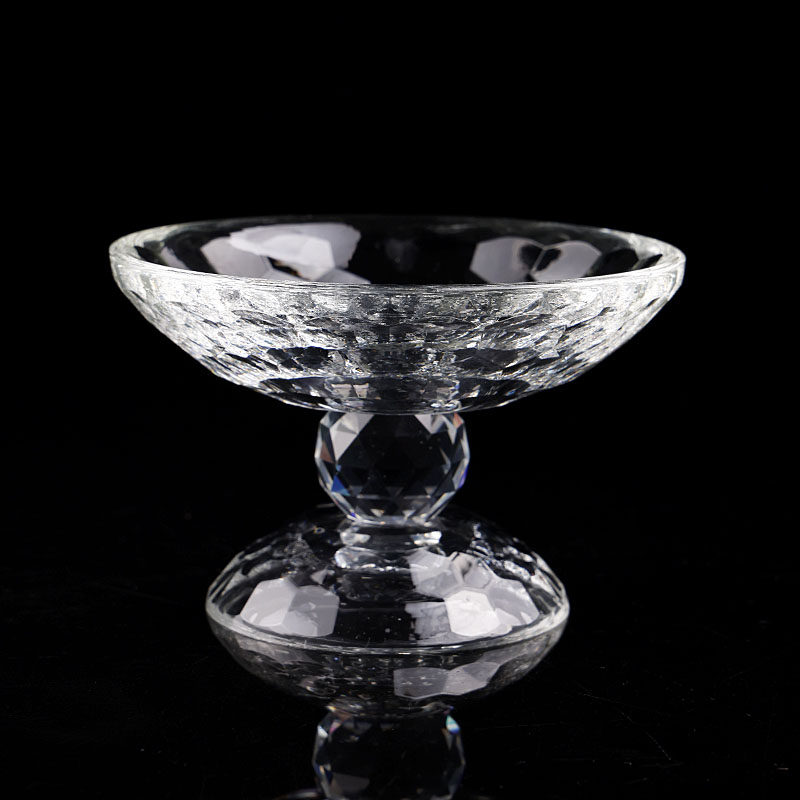轻奢钻面水晶高脚水果盘佛堂供盘透明玻璃摆放贡品糖果干果供佛盘,餐饮具,果盆/果盘/果篮,淘宝优惠券,粉丝福利购,淘宝优惠卷