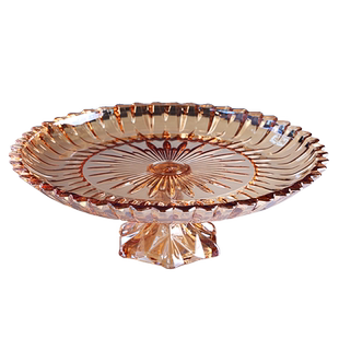 创意水果盘高脚大号家用客厅KTV酒店自助摆台专用托盘招待干果盘