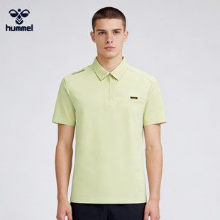 HUMMEL2026夏季新款男士polo衫轻薄速干短袖商务休闲宽松上衣潮牌