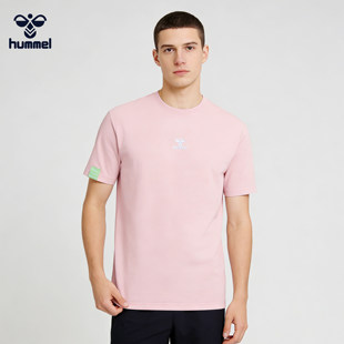 HUMMEL短袖男2026夏季新款透气休闲圆领运动基础款情侣半袖t恤潮