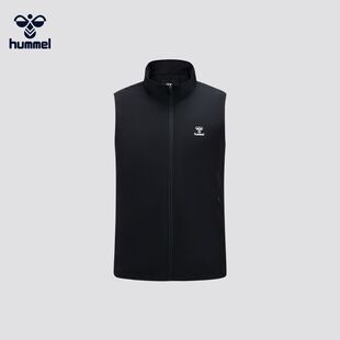 HUMMEL秋新款运动潮牌时尚百搭背心马甲舒适透气男女款户外立领