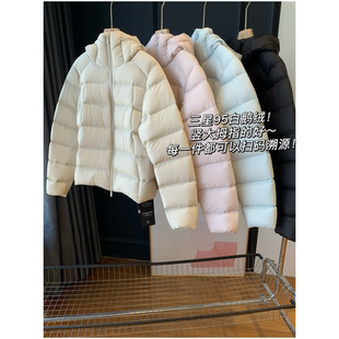 三星95白鹅绒！竖大拇指的好！可溯源泡芙排骨显瘦宽松羽绒服女25