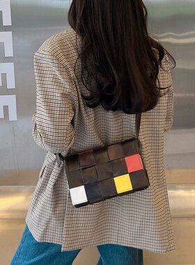 Cassette彩格款男女通用马卡龙