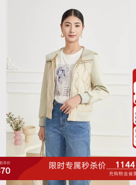 乔万尼轻薄羽绒服运动休闲连帽短款设计商场同款洋气时尚EM1T136