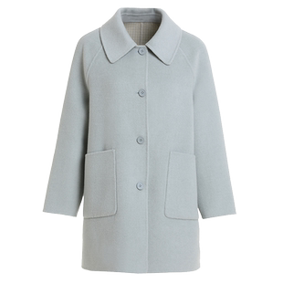 【100%绵羊毛】乔万尼秋冬新品双面呢大衣爆款莫兰迪色系EI4A548