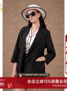 乔万尼新品气质小西装外套收腰商务休闲商场同款好看流行EI3B170