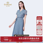 百搭修身 乔万尼商场同款 2025夏新品 显瘦简约连衣裙系带ED2E431