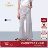 乔万尼2025夏新款 子ED2F481 休闲百搭长裤 商场同款 高腰显瘦直筒裤