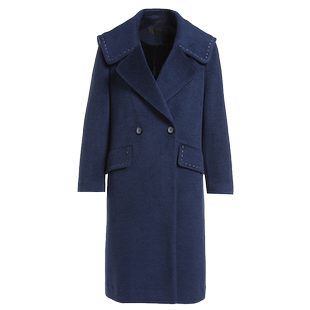 【绵羊毛】乔万尼双面呢大衣简洁设计款精致优雅设计EI4A582