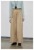 Straight-Leg Loose Wide-Leg Pants Khaki