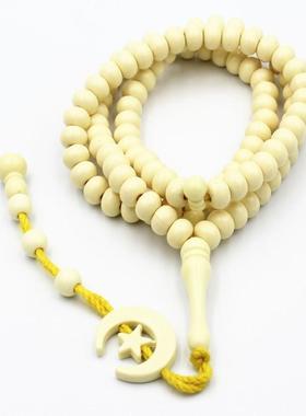 扁珠念珠亚克力中东男女