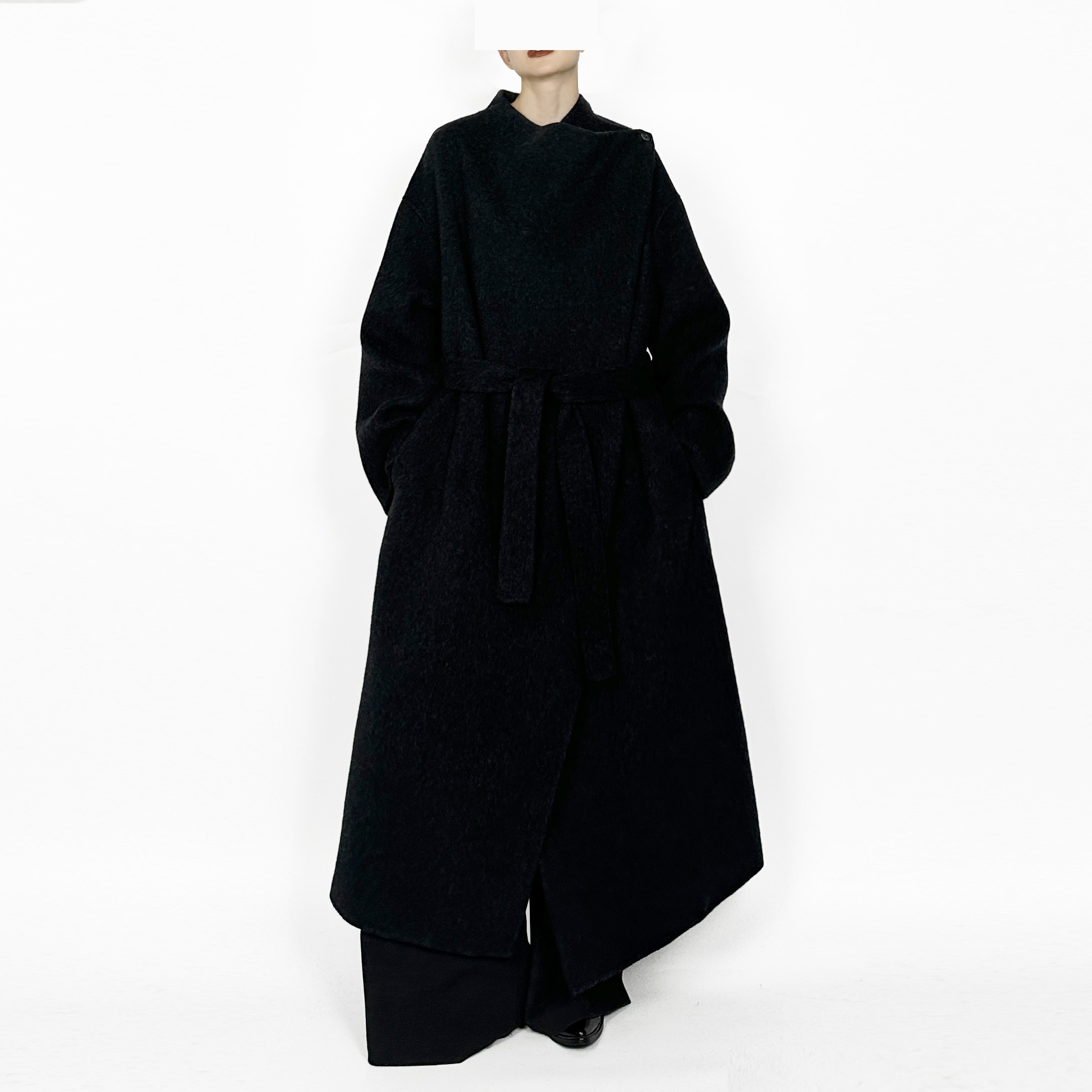 极简风小众设计羊毛大衣