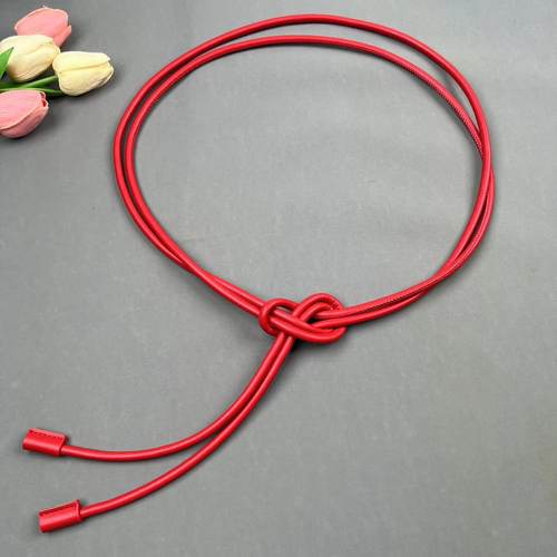 连衣裙装饰裤头修身皮绳腰带