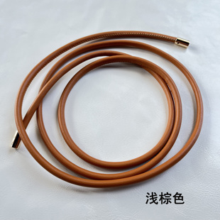 6MM粗钩针包草编包包袋手提手拎腋下包单肩皮绳diy手作钥匙扣挂绳