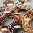 6mm粗pu圆皮绳手工diy替换毛线包钩针包藤条包布包单肩斜挎包带绳