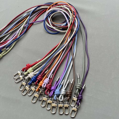 4mm粗圆皮绳手机挂绳包包肩带